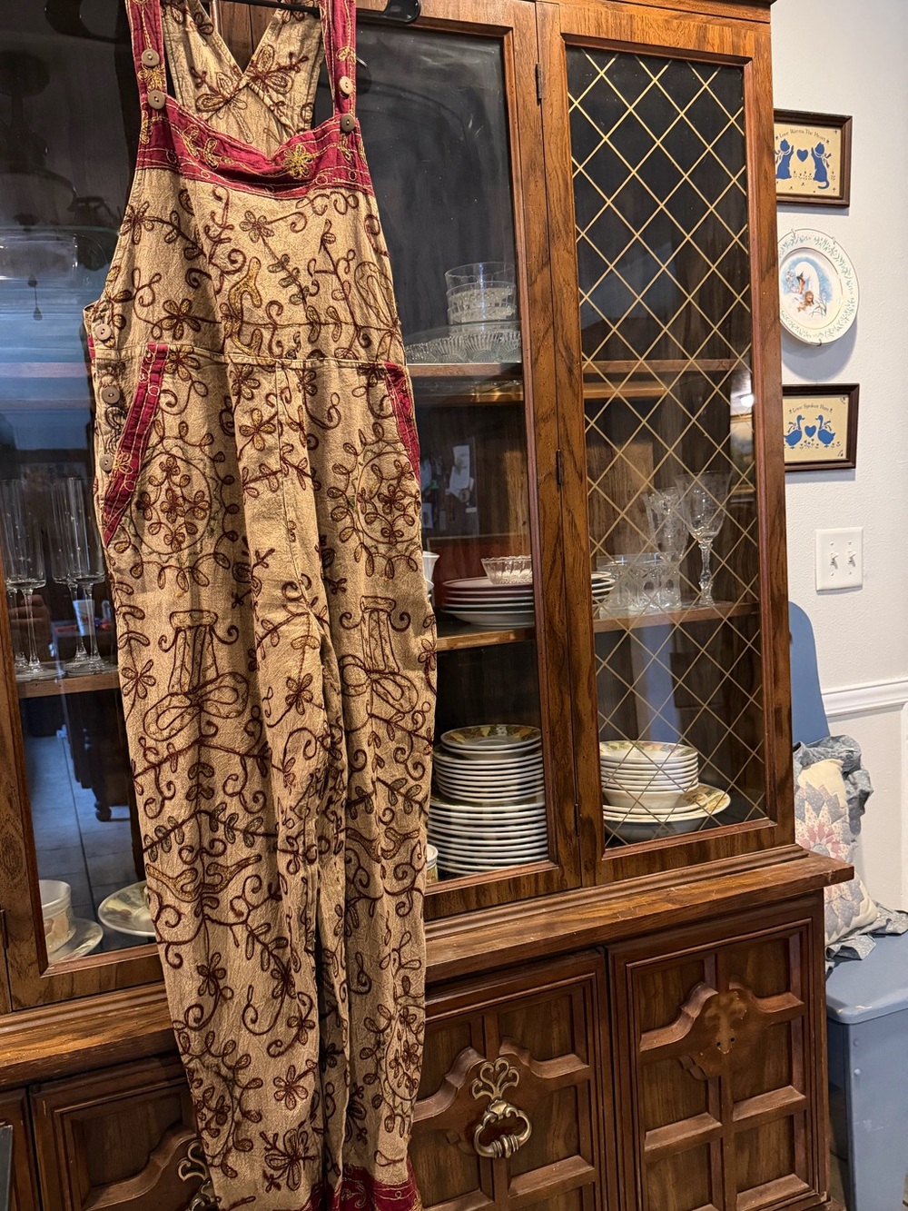 Sacred Threads BOHO overalls